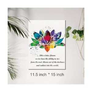 Just like the Lotus Lienzo de cita inspiradora para_2