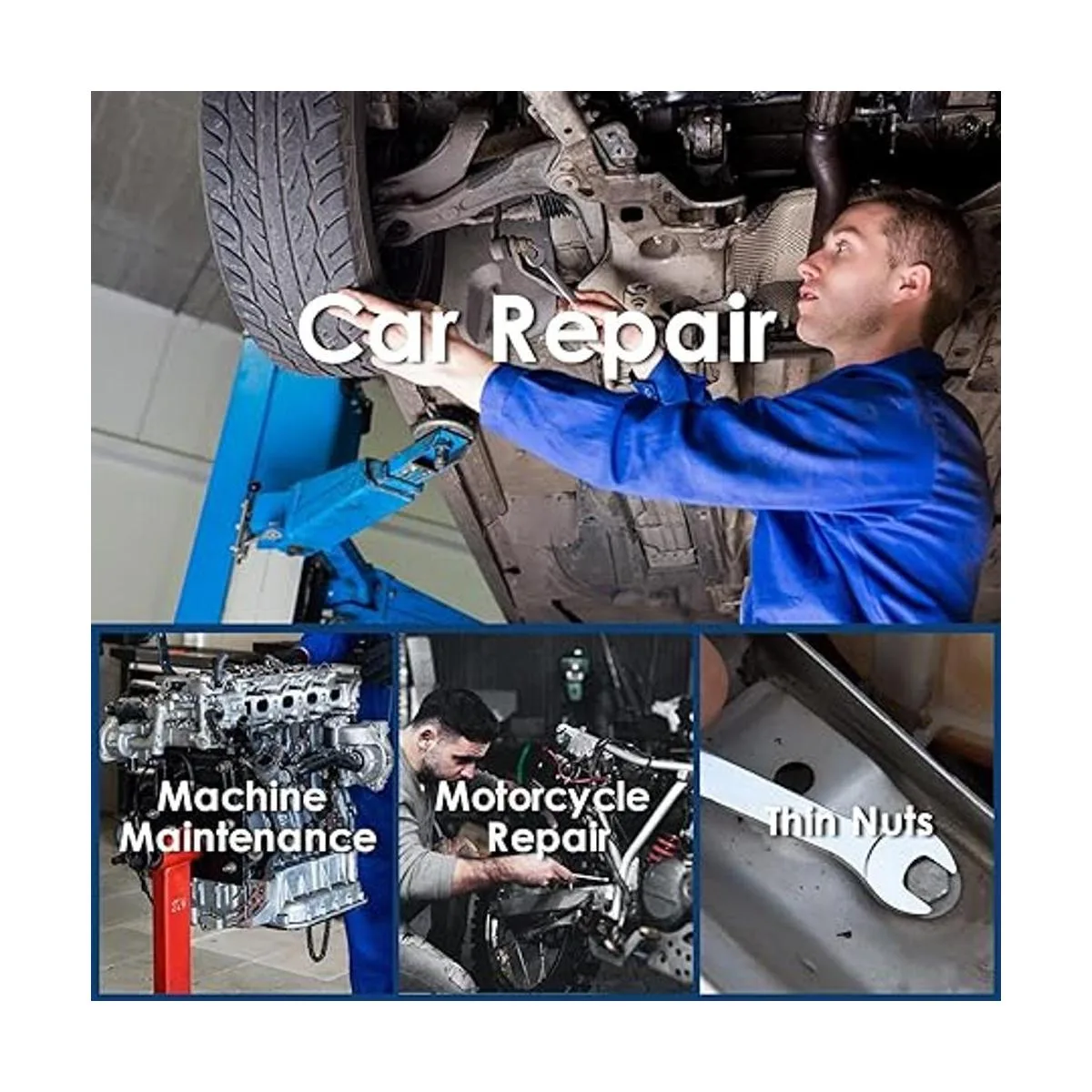 YIYEIE Juego de llaves de extremo abierto superfinas_6