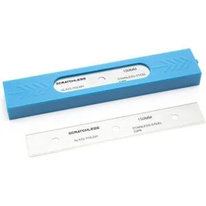 Cuchillas de acero inoxidable 15043 sin arañazos de doble_2