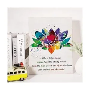 Just like the Lotus Lienzo de cita inspiradora para_3