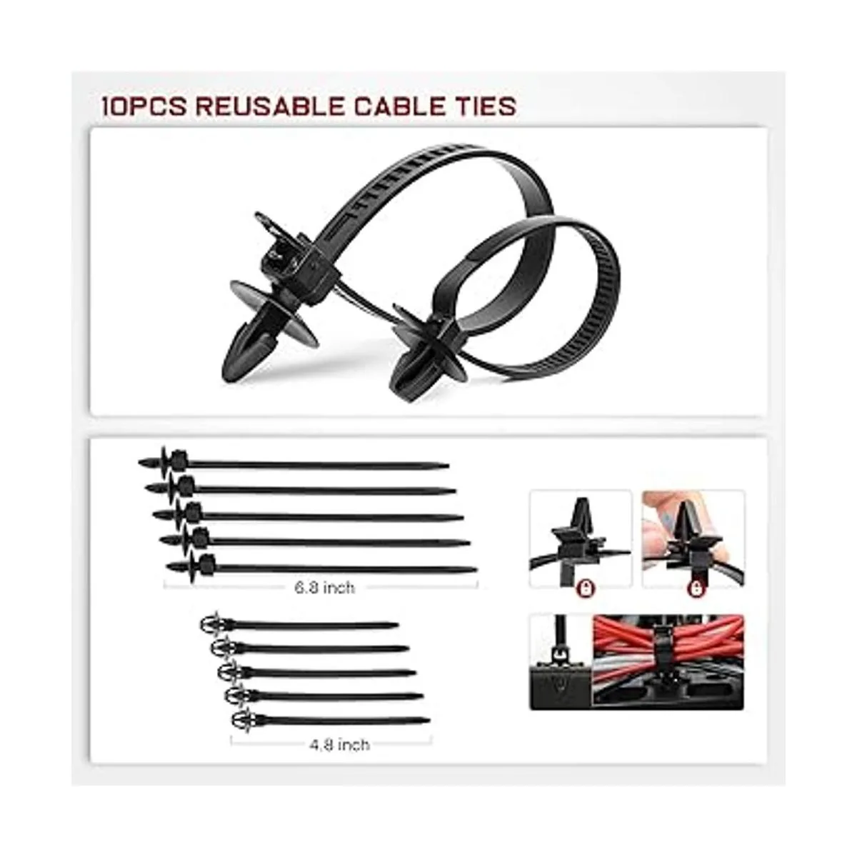 Nilight CL86 635 remaches a presión para auto los 16_6