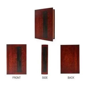Decoraciones de madera para libros antiguos caja fuerte_3