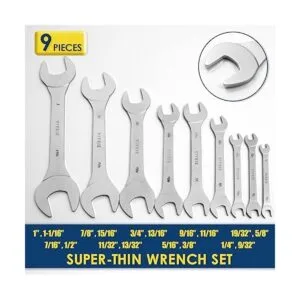 YIYEIE Juego de llaves de extremo abierto superfinas 9_2