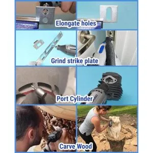 Sworker Juego de rebabas de carburo compatible con vástago_5