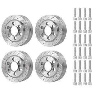 4 piezas de acero inoxidable interno rueda pesos 2.12 oz_1