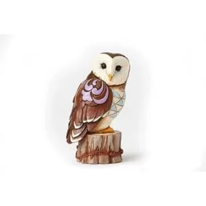 Enesco Jim Shore Heartwood Creek Owl on Tree Stump Figura_2
