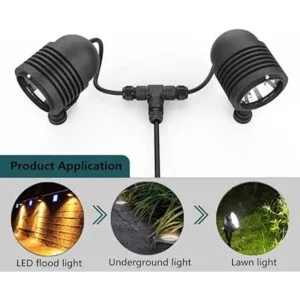 GXILEE Conectores de cable impermeables IP68 de 3 vías a_3