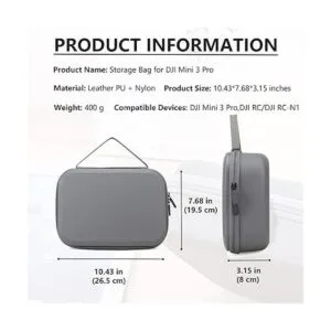 Bolsa de almacenamiento para DJI Mini 3 Pro Funda rígida_5
