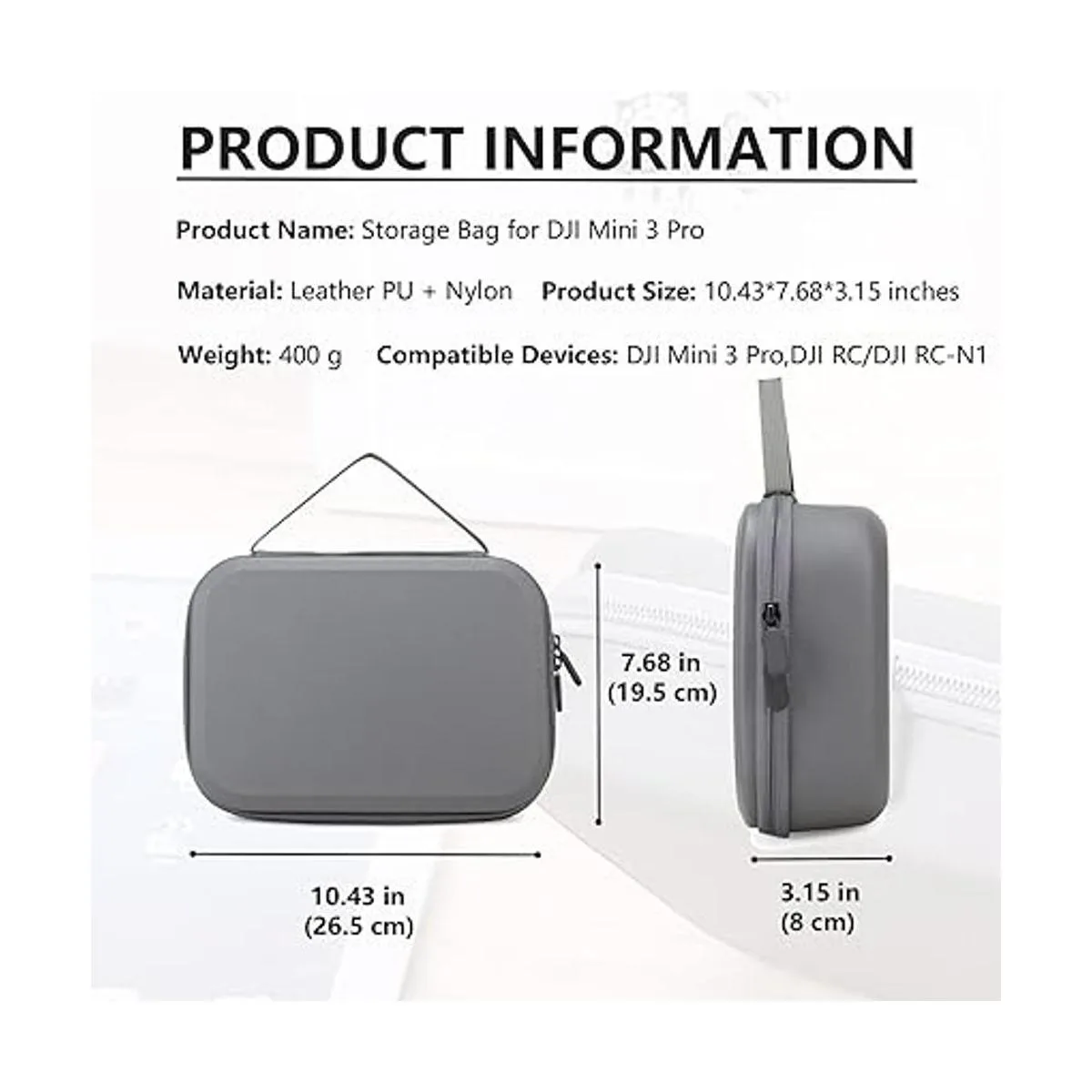 Bolsa de almacenamiento para DJI Mini 3 Pro Funda rígida_5