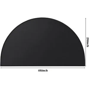 Alfombra de chimenea de 48 x 27 pulgadas resistente al_3