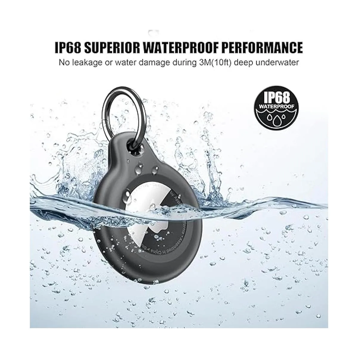 Supfine Soporte impermeable para Airtag paquete de 4_2