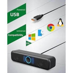 Altavoces USB para computadora de escritorio laptop_4