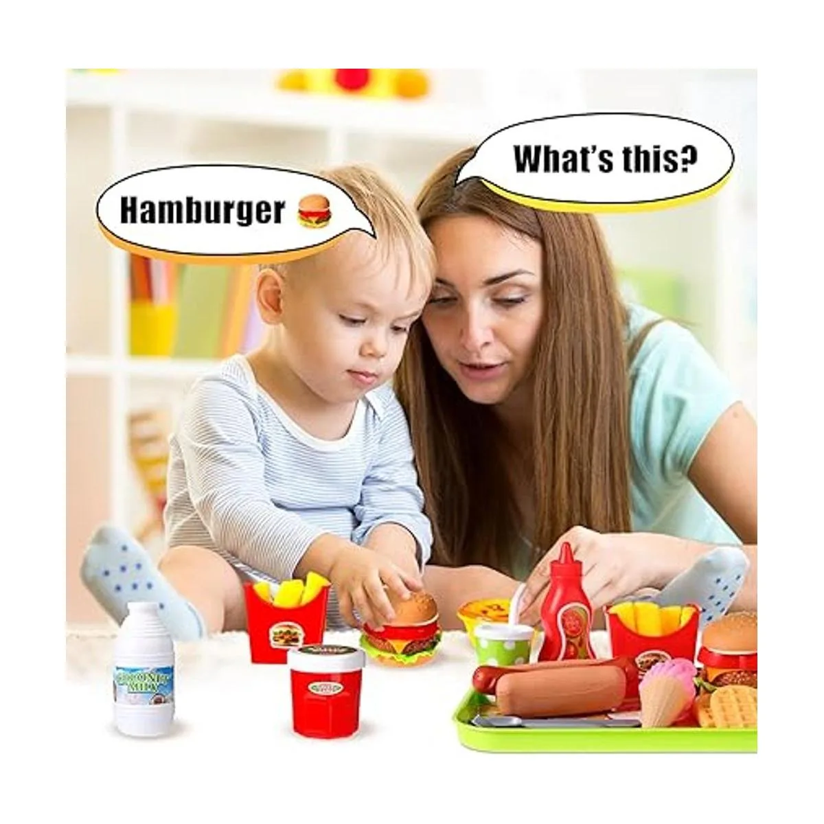 Juego de 30 juguetes de comida de simulación para cocina_6