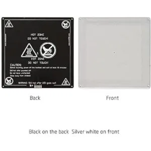 Cama calentadora de aluminio MK2 MK3 de 12 V con línea de_4