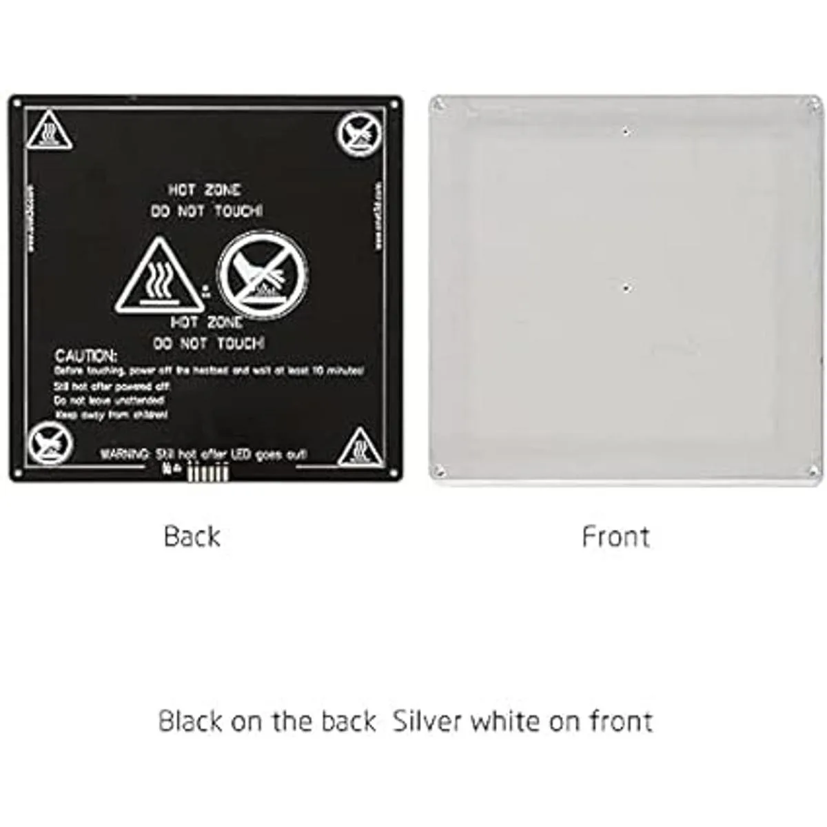 Cama calentadora de aluminio MK2 MK3 de 12 V con línea de_4