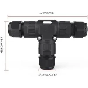 GXILEE Conectores de cable impermeables IP68 de 3 vías a_6