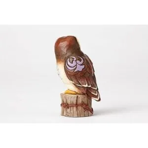 Enesco Jim Shore Heartwood Creek Owl on Tree Stump Figura_3