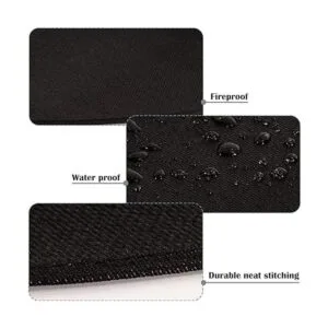 Alfombra de chimenea de 48 x 27 pulgadas resistente al_5