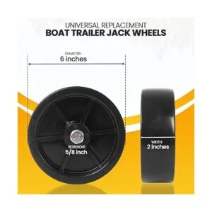 ARPRO Ruedas de remolque de barco de 6 pulgadas ruedas_3