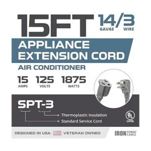 Cable de extensión para electrodomésticos de 15 pies_2