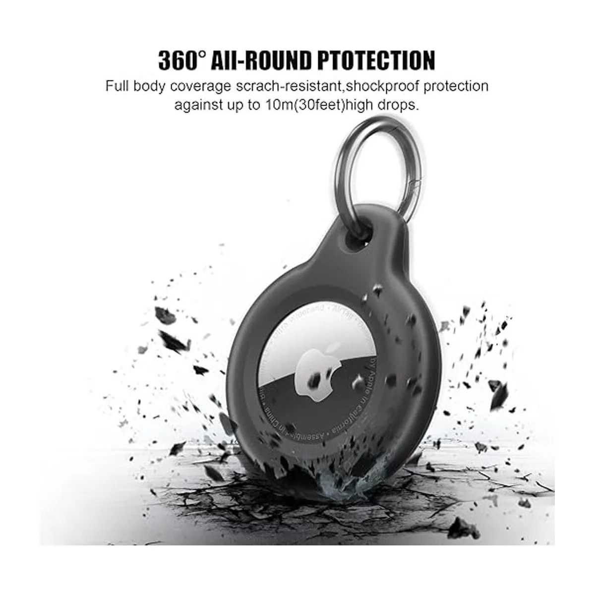 Supfine Soporte impermeable para Airtag paquete de 4_4