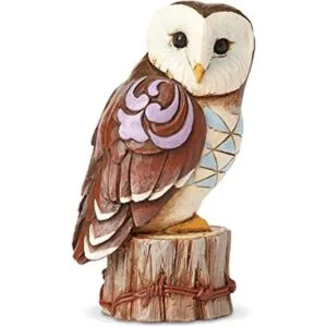 Enesco Jim Shore Heartwood Creek Owl on Tree Stump Figura_1