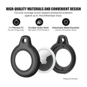 Supfine Soporte impermeable para Airtag paquete de 4_5