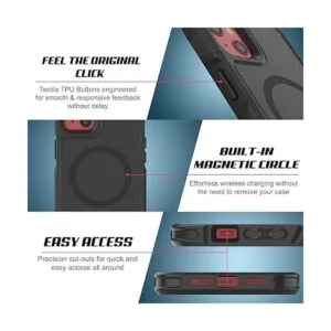 PunkCase Funda para iPhone 13 Serie Spartan 2.0 Cubierta_2