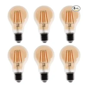 Bombillas LED A19 Edison regulables 4 W 2200 K blanco_1