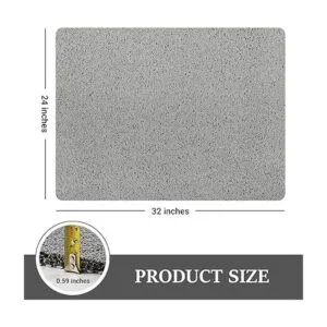 LuxStep Tapete de ducha de 24 x 32 pulgadas tapete de_2