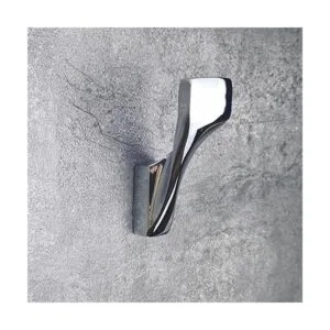 Frafuo Ganchos para bata de baño línea curva artística_3