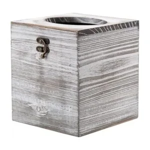 Funda cuadrada de madera maciza envejecida con panel_3