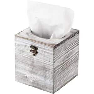 Funda cuadrada de madera maciza envejecida con panel_1