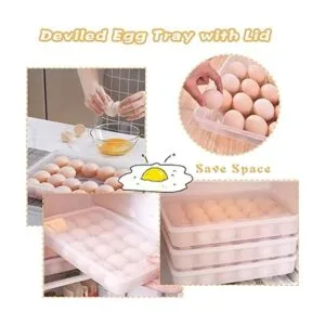 96 soportes para huevos para refrigerador 4 juegos de_5