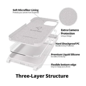 Blaspins Funda de teléfono con correa cruzada para iPhone_4