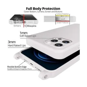 Blaspins Funda de teléfono con correa cruzada para iPhone_3