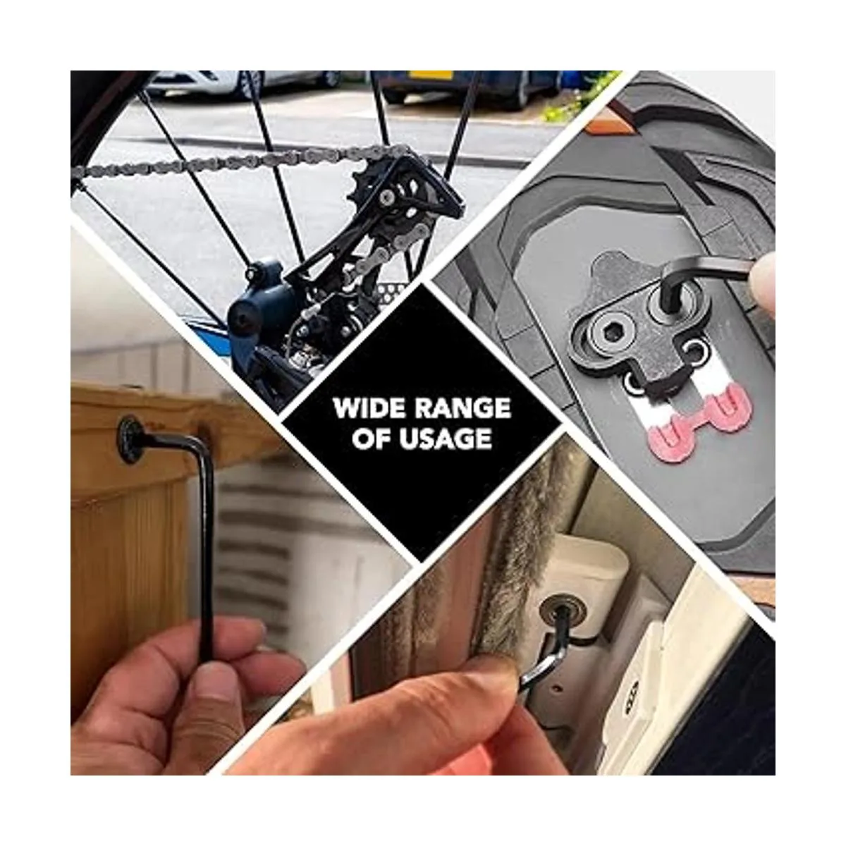 HUROFE Juego de llaves Allen hexagonales con extremo de_6