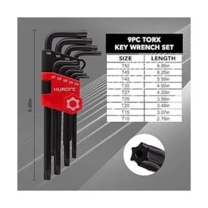 HUROFE Juego de llaves Allen hexagonales con extremo de_5