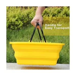 Dodifker Paquete de 2 cubos plegables para acampar con 3_5