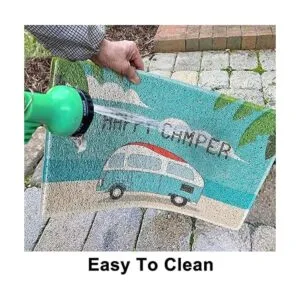 Aucuda Happy Camper Tapete divertido para puerta_6
