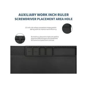 HTM202 Alfombrilla de soldadura de silicona negra_5