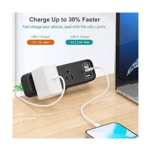 Tira de alimentación de abrazadera de escritorio con_3