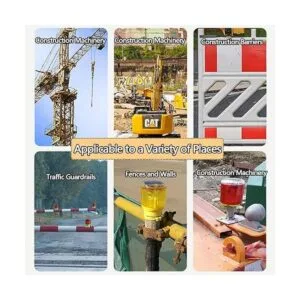 LEDHOLYT Luz solar de advertencia estroboscópica luz de_7