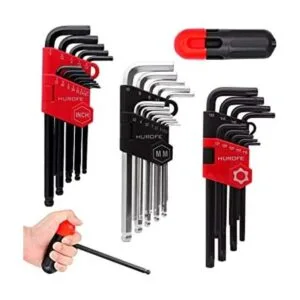 HUROFE Juego de llaves Allen hexagonales con extremo de_1