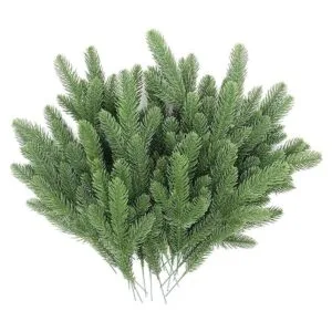 Hananona Ramas de pino artificiales plantas verdes_1