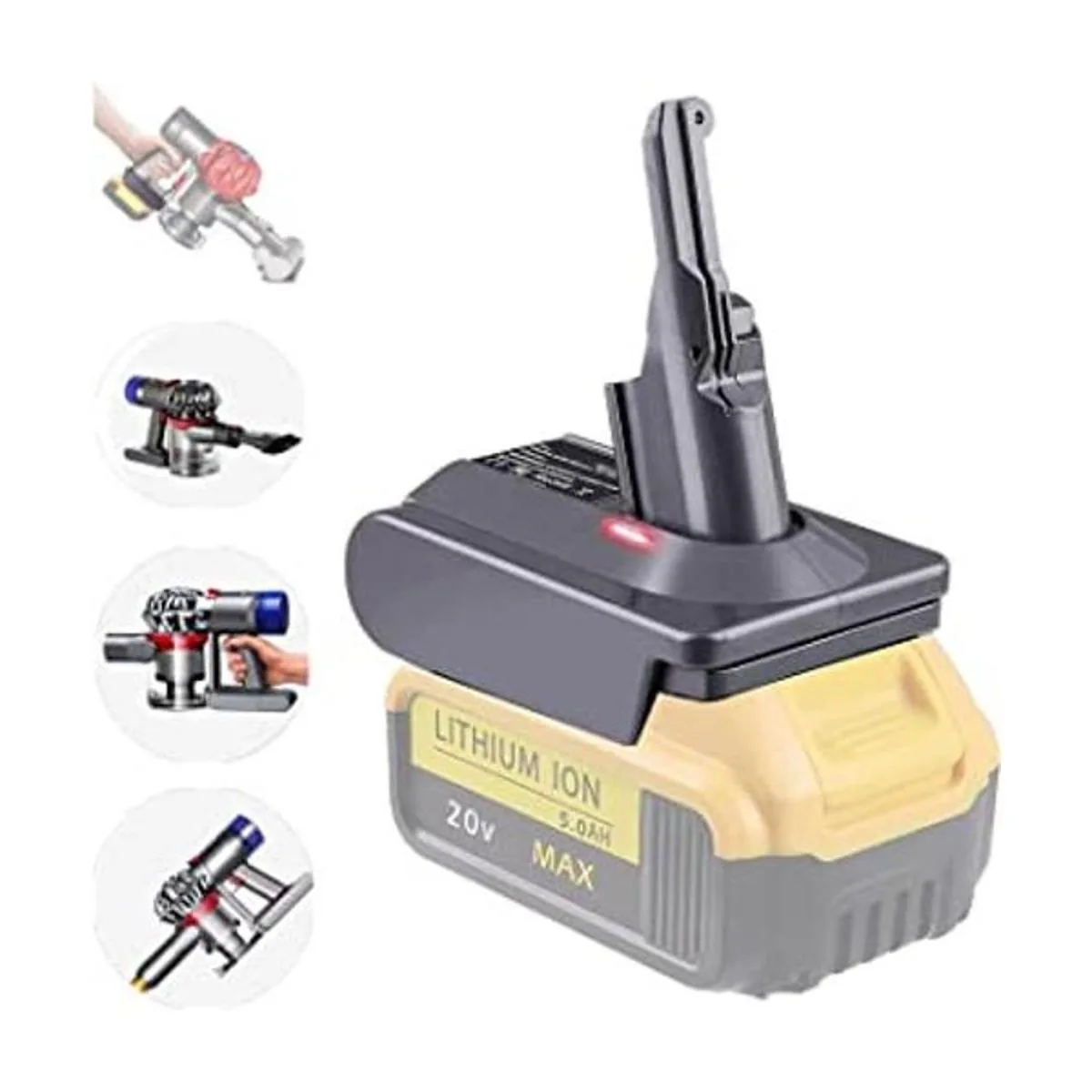 EID Adaptador V7 para batería de litio Dwalt de 20 V_1