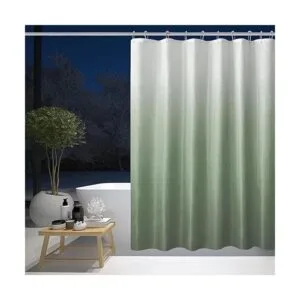 BBiggood Cortina de ducha verde salvia cortina de ducha_6
