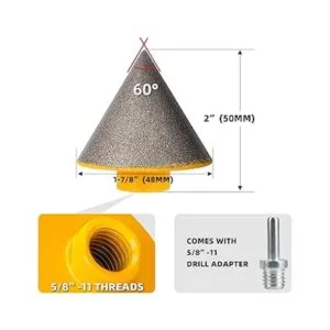 Brocas biseladas de diamante broca avellanada de diamante_2