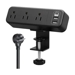 Tira de alimentación de abrazadera de escritorio con_1