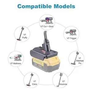 EID Adaptador V7 para batería de litio Dwalt de 20 V_4